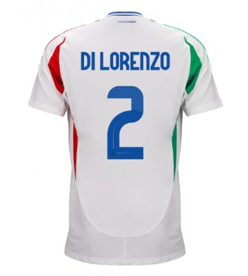 Italien Giovanni Di Lorenzo #2 Replika Udebanetrøje EM 2024 Kortærmet